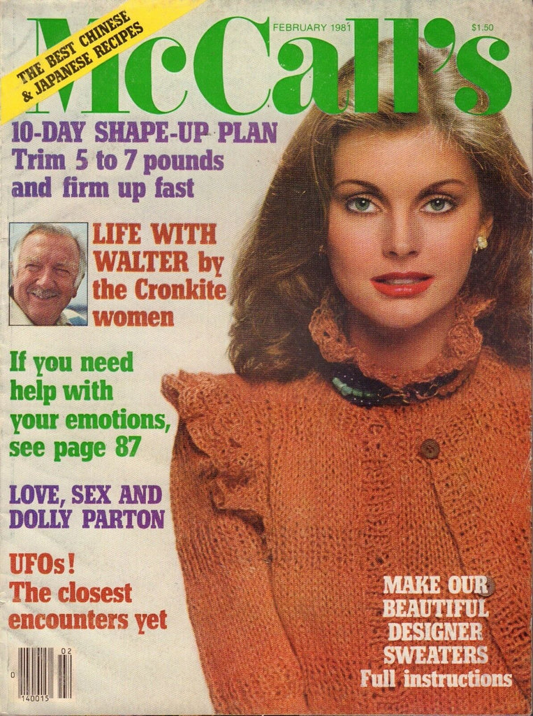 McCall's Magazine February 1981 Walter Cronkite 090917nonjhe