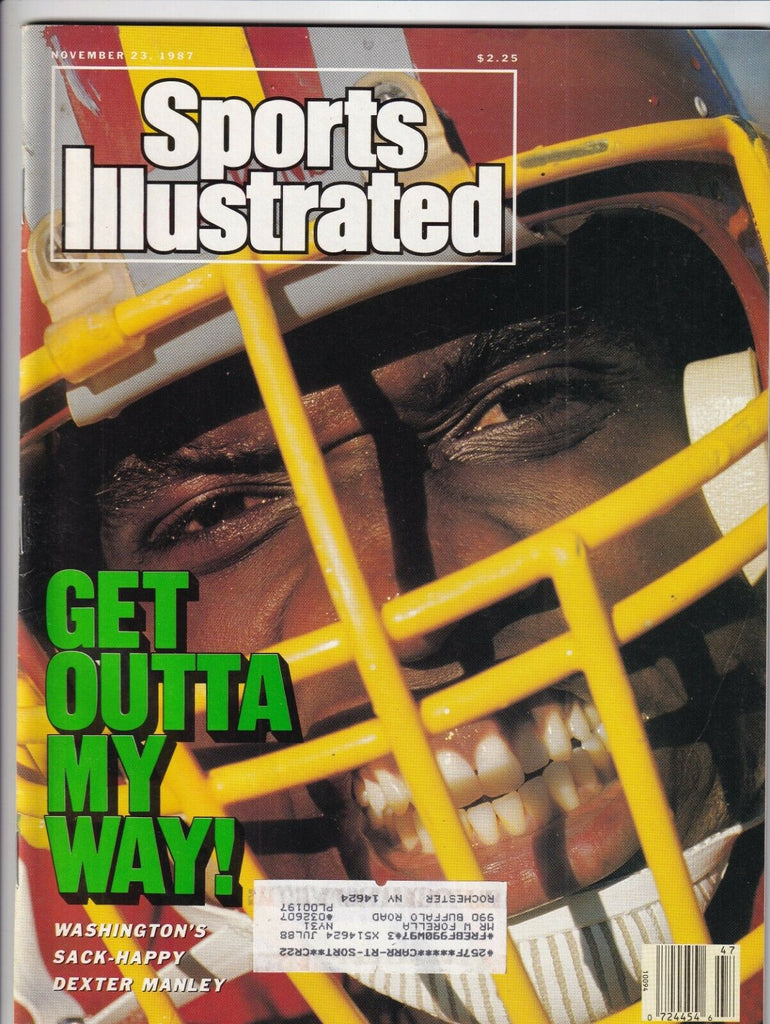 Sports Illustrated Dexter Manley November 23, 1987 091719nonr
