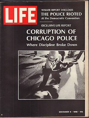Life Magazine December 6 1968 Birthday Corruption of Chicago Police VG 050216DBE
