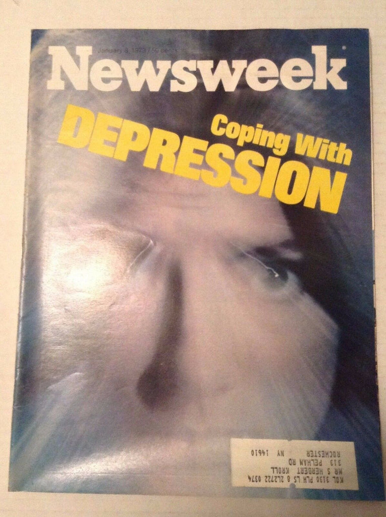Newsweek Magazine Coping With Depression January 8, 1973 102016RH