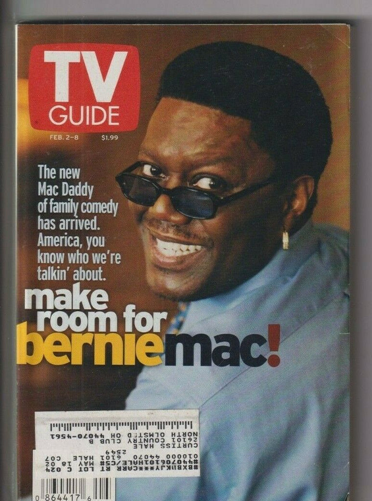 CLEV Metro Ed. Tv Guide Bernie Mac February 2-8, 2002 111619nonr