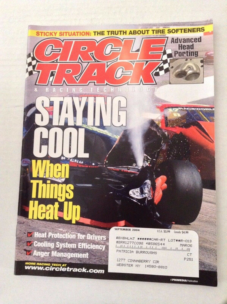 Circle Track Magazine Heat Protection For Drivers September 2004 040517NONRH