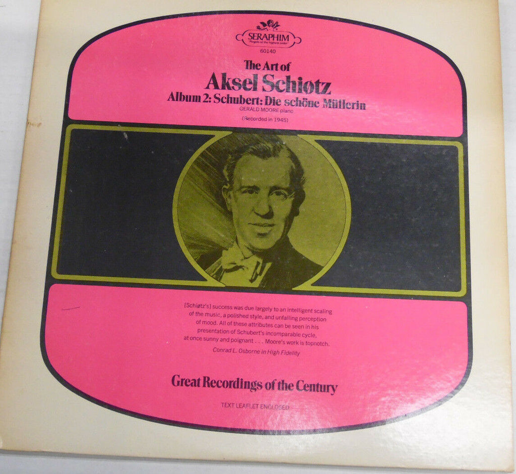 The Art Of Aksel Schiotz Album 2 Schubert 60140 German 33RPM Record 031717RR