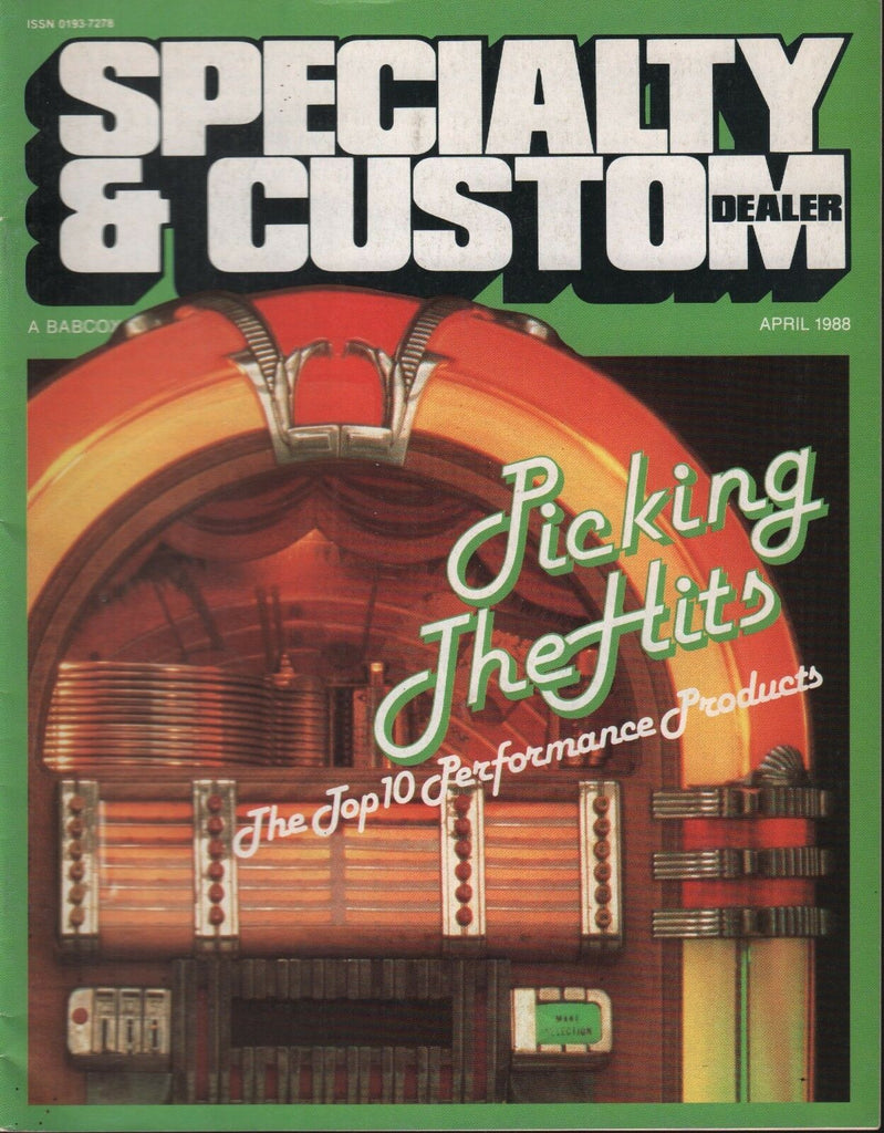 Specialty & Custom Dealer April 1988 Juke Box 100818AME2