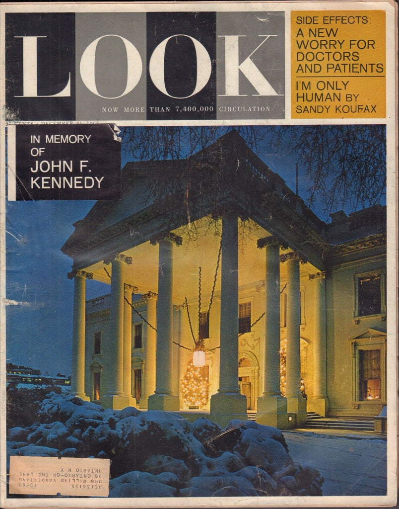 Look December 31 1963 In Memory of John F. Kennedy w/ML Gd 010217DBE