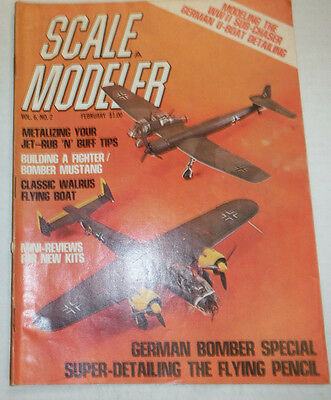 Scale Modeler Magazine Building A Fighter Bomber Mustang February 1971 040915R