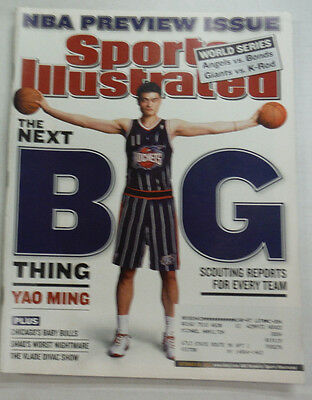 Sports Illustrated Magazine Yao Ming & Chicago's Baby Bulls October 2002 051215R