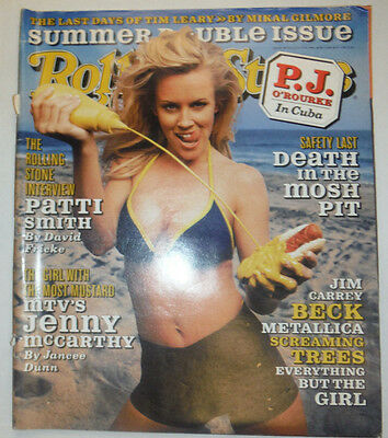 Rolling Stone Magazine Patti Smith & Jim Carrey July 1996 NO ML 040615R2