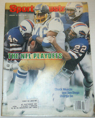 Sports Illustrated Magazine Chuck Muncie San Diego January 1981 121914R