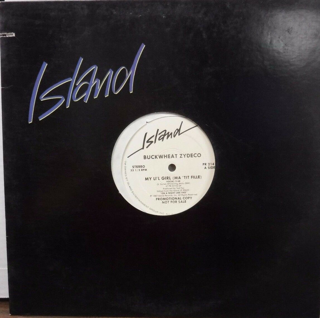 Buckwheat Zydeco M Li'l Girl 33RPM PROMO 1987 PR2147 111116LLE
