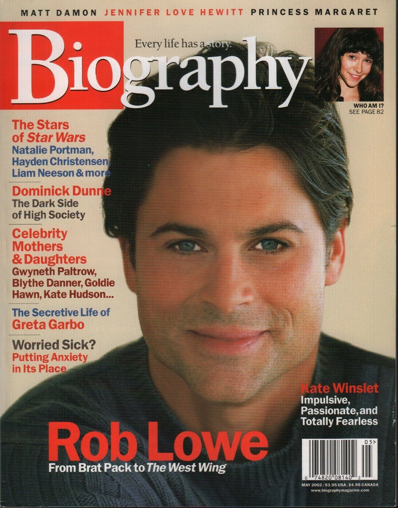 Biography May 2002 Rob Lowe Kate Winslet Dominick Dunne 101518ame3