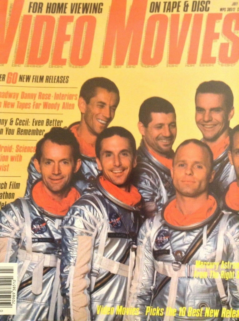 Video Movies Magazine Mercury Astronauts July 1984 071718nonrh