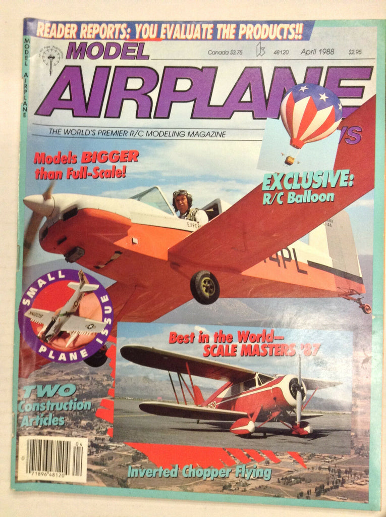 Model Airplane News Magazine Scale Masters '87 April 1988 041517nonrh
