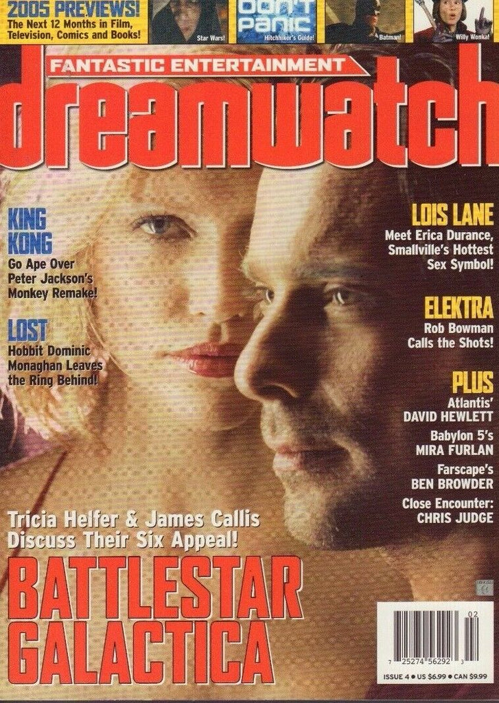 Dreamwatch February 2005 Battlestar Galactica, Erica Durance 040617nonDBE