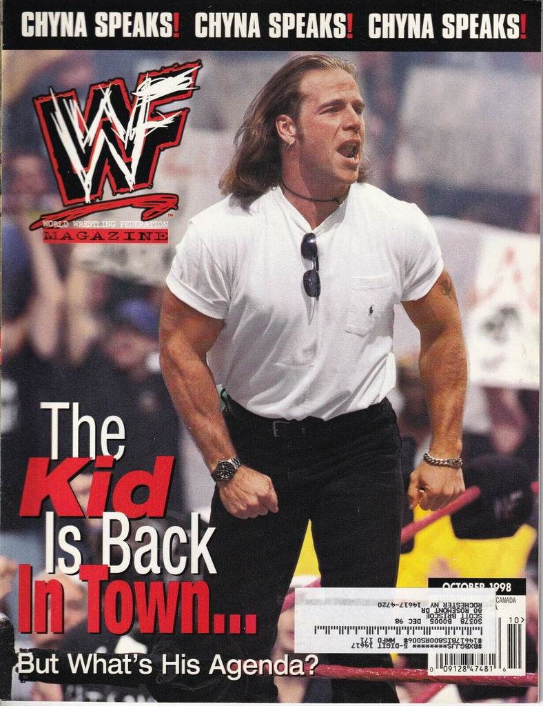 WWF Magazine Shawn Michaels Chyna October 1998 022619nonr