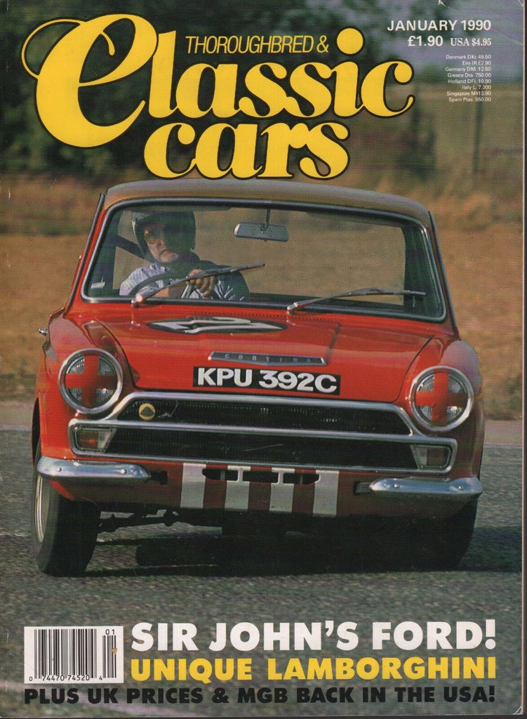 Thoroughbred & Classic Cars January 1990 Lotus Corina 072617nonDBE