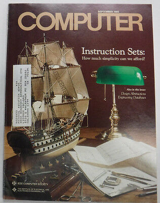 Computer Magazine Instruction Sets September 1985 071815R