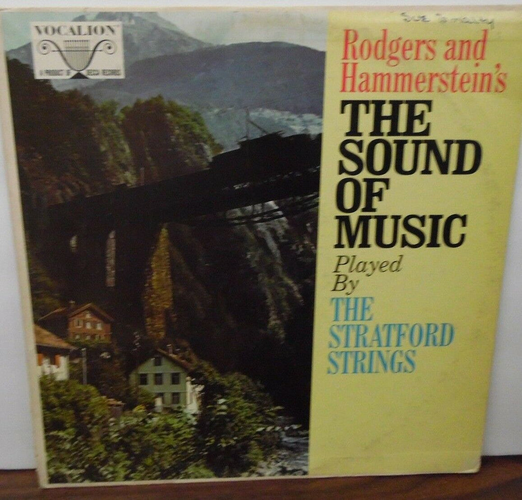 The Sound of Music played by the Sratford Strings vinyl VL3839 040818LLE