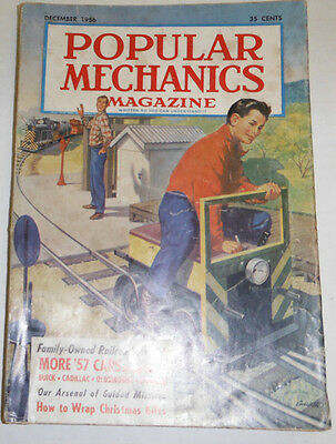 Popular Mechanics Magazine Family Owned Railroad December 1956 091214R
