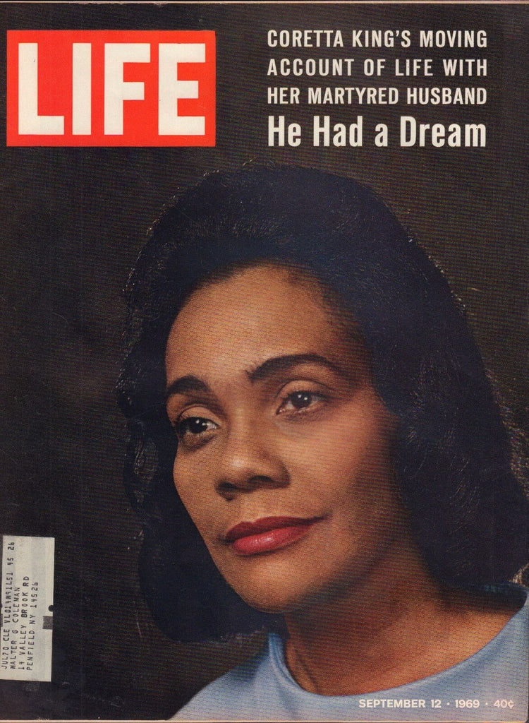 Life September 12 1969 Coretta king w/ML VG 093016DBE