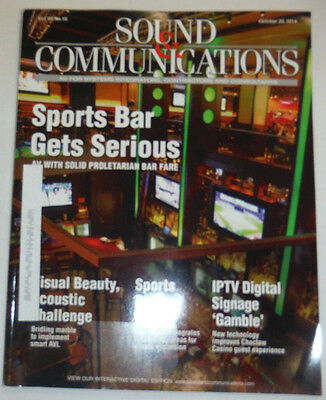 Sound & Communications Magazine Hotels & Restaurants October 2014 120414R2