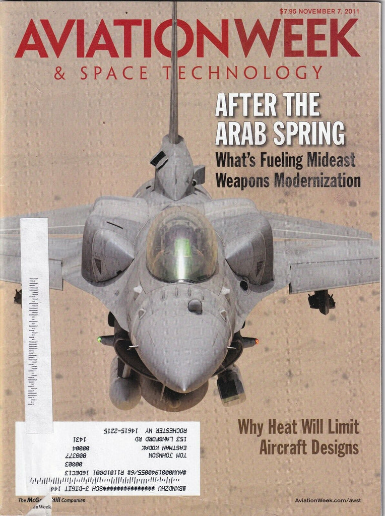 Aviation Week Mag The Arab Spring Modern Weapons November 7, 2011 081319nonr