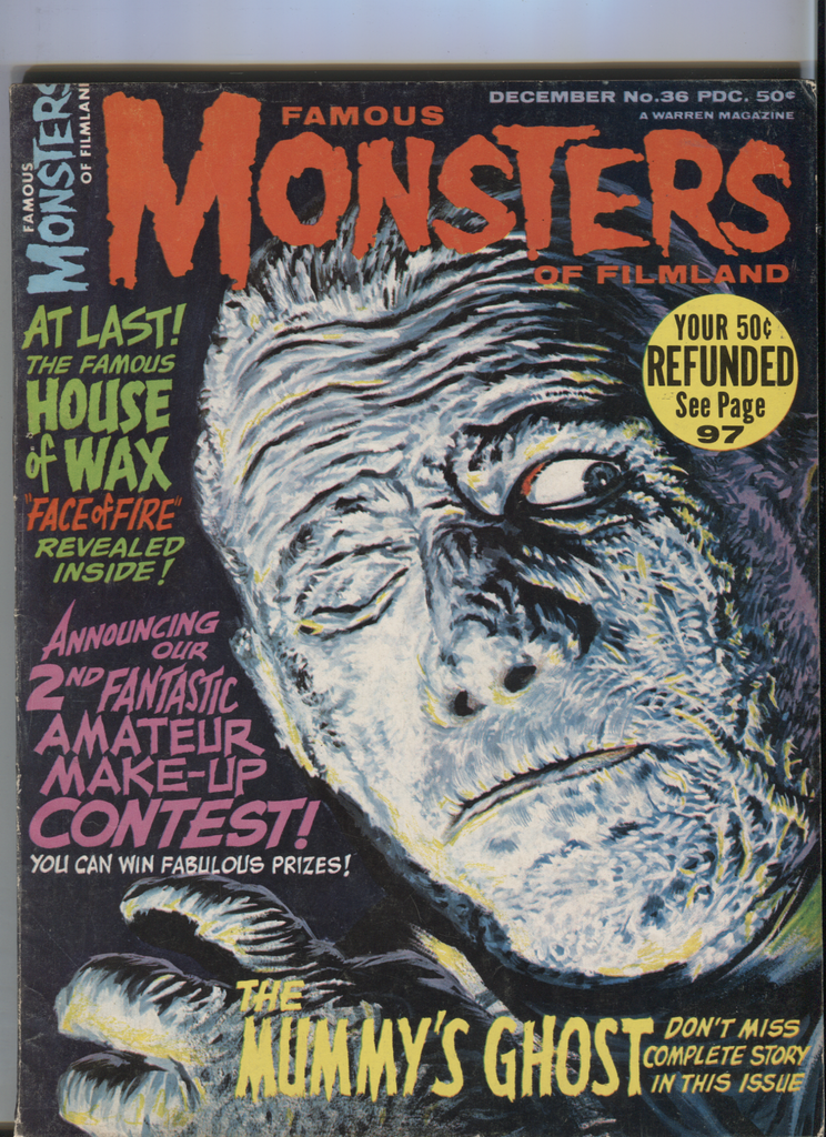 Famous Monsters of Filmland No.36 December 1965 Lon Chaney Jr 090820DBT