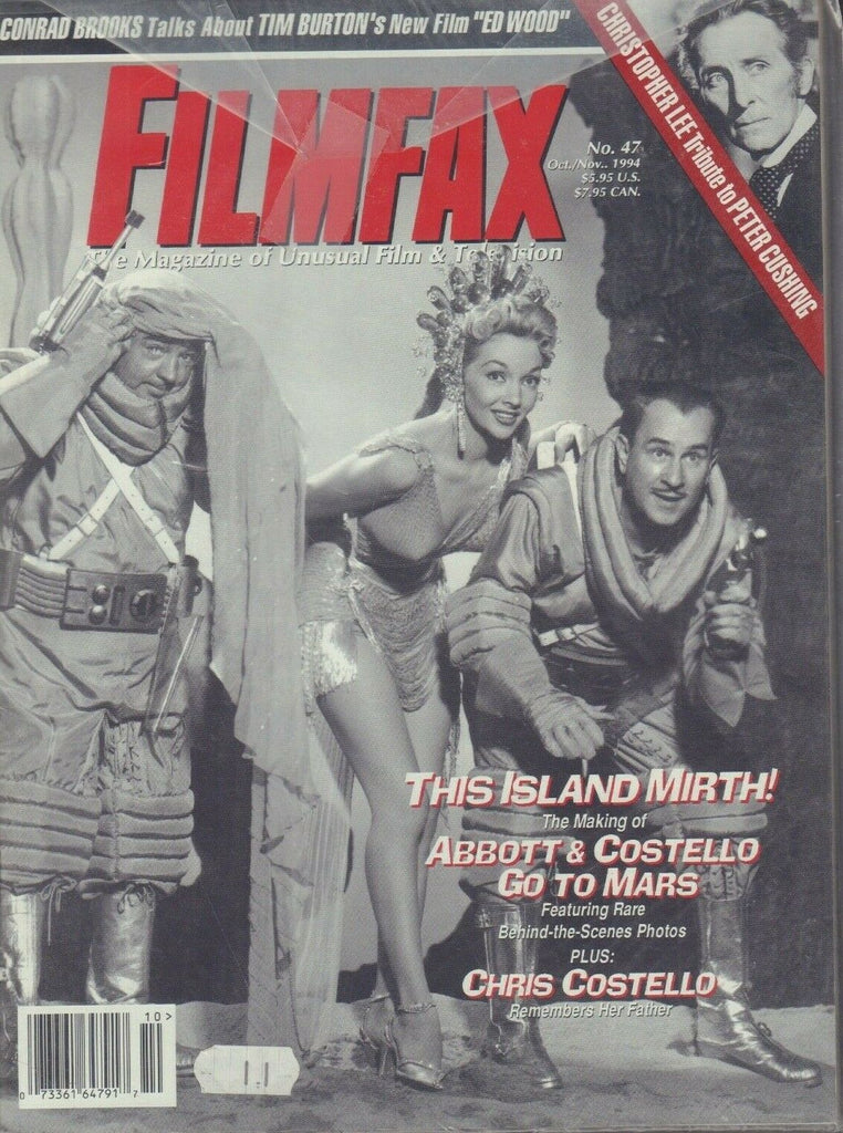 Filmfax October November 1994 Christ Costello Christopher Lee 030719DBE