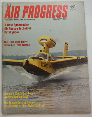 Air Progress Magazine Air Rescue Technique HRV-1 February 1968 FAL 060115R