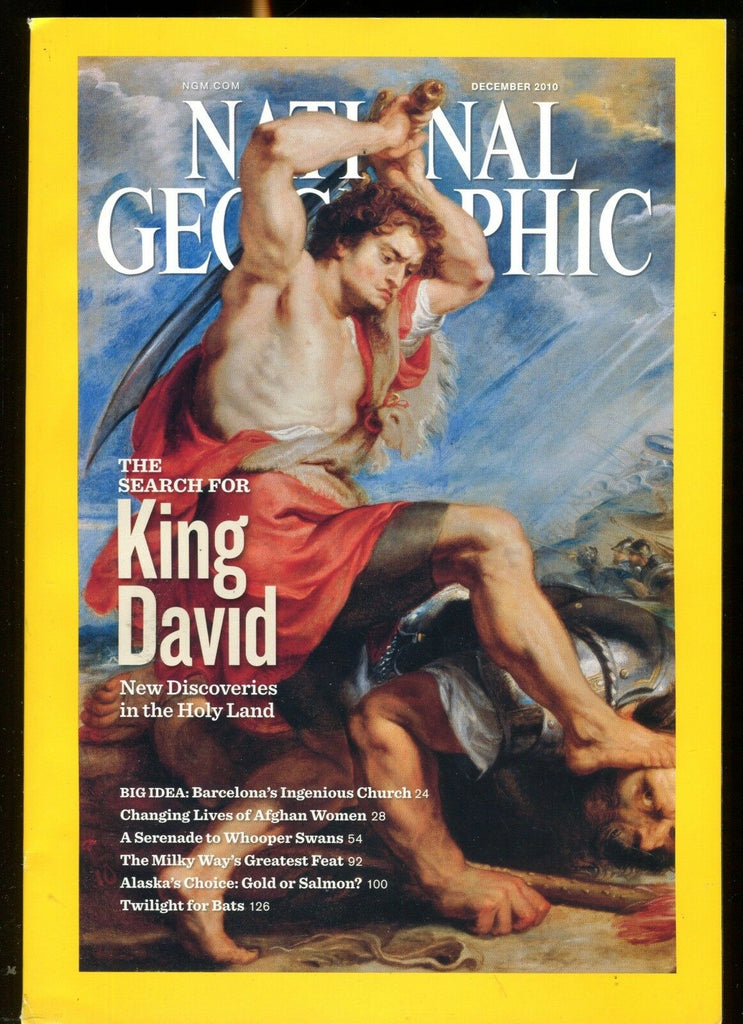 National Geographic Magazine December 2010 King David EX No ML 011117jhe