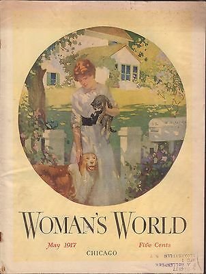 Woman's World May 1917 Little known mothers of well known men VG 021916DBE