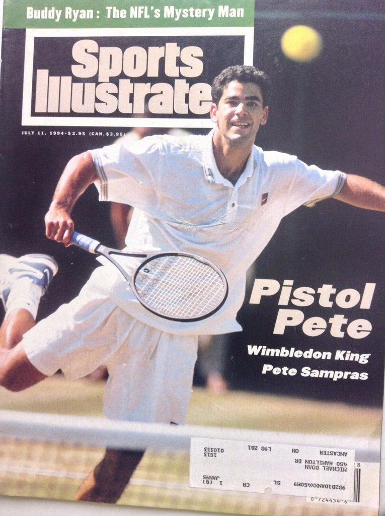 Sports Illustrated Magazine Pistol Pete Sampras July 11, 1994 091417nonrh3