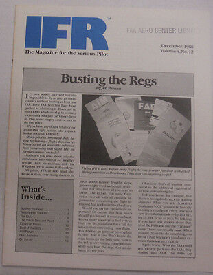 IFR Pilot Magazine Busting the Regs December 1988 FAL 061815R