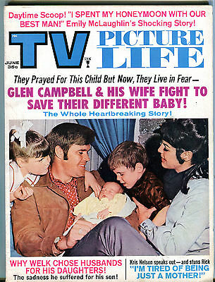 TV Picture Life Magazine June 1969 Glen Campbell VG 070716jhe