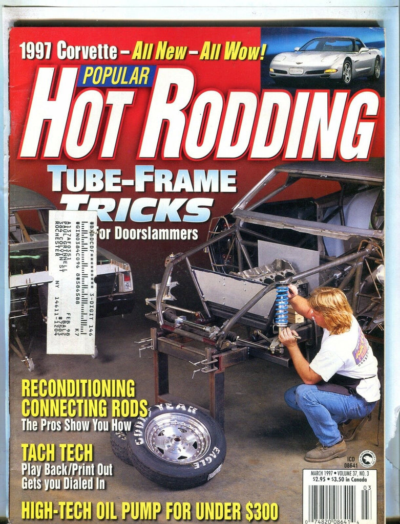 Popular Hot Rodding Magazine March 1997 Corvette EX w/ML 031717nonjhe