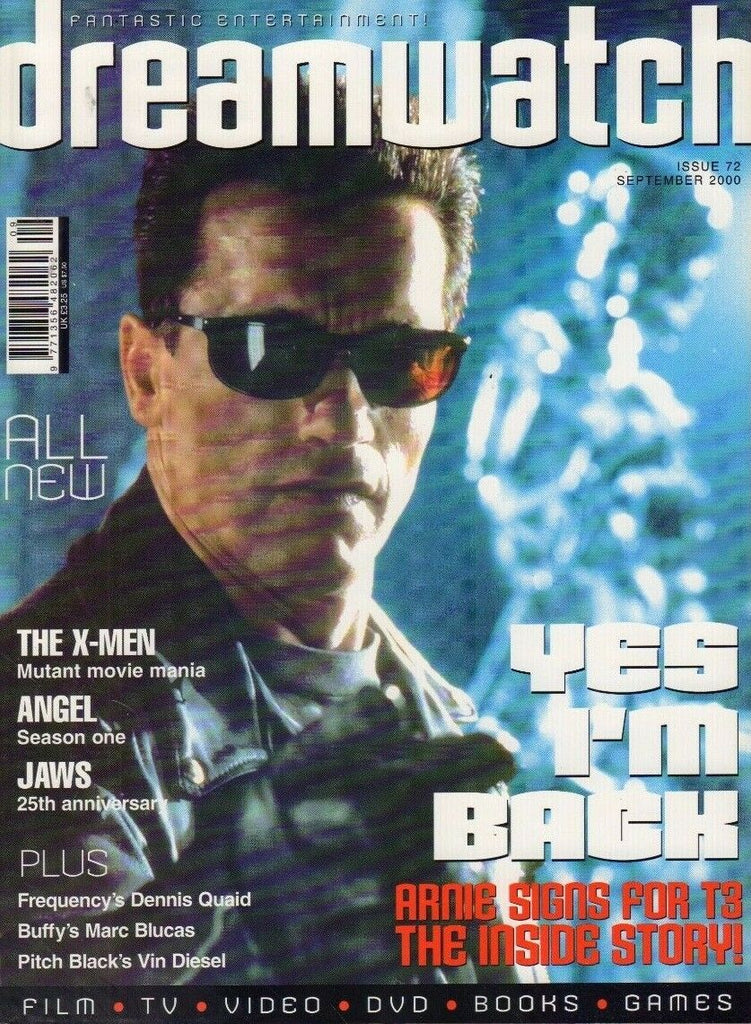 Dreamwatch September 2000 Arnold Schwarzenegger, Jaws 040617nonDBE