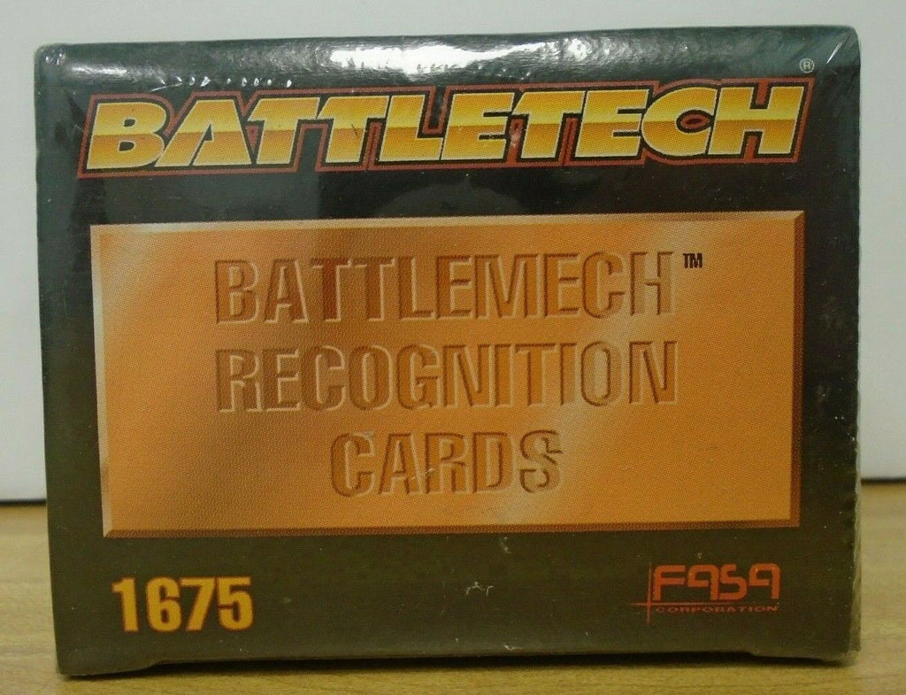 Battletech Battlemech Recognition Card 1993 FAFA Sealed Set 062419DBT2