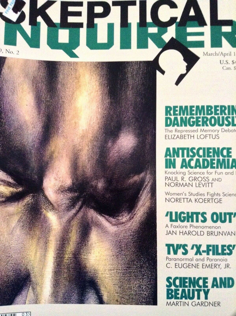 Skeptical Inquirer Magazine Antiscience In Academia March/April 1995 011919nonrh