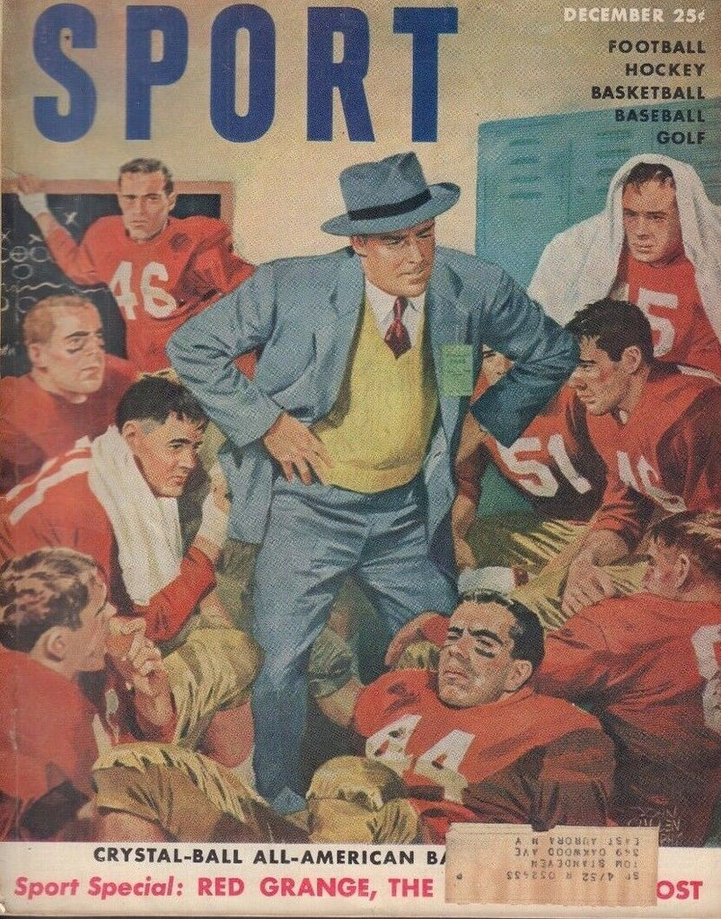 Sport Magazine Lynn Patrick Red Grange December 1950 022118nonr