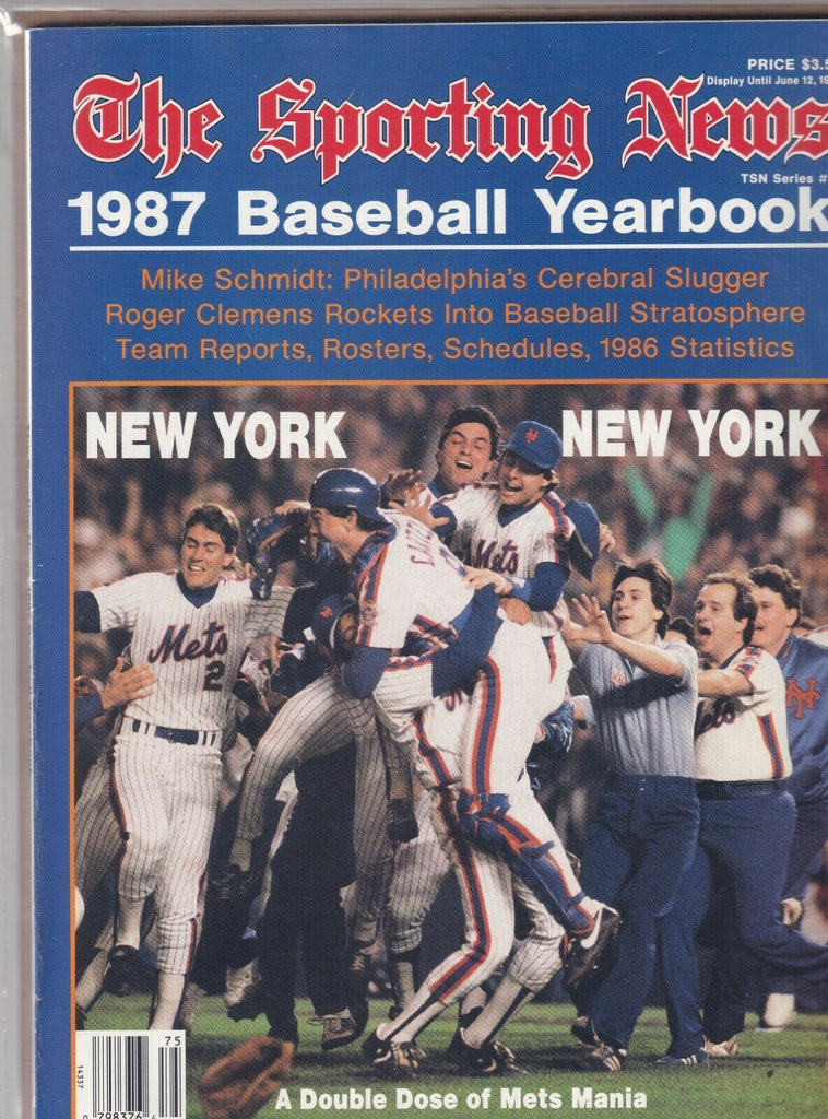 The Sporting News 1987 Baseball Yearbook Mike Schmidt Roger Clemens 070419nonr