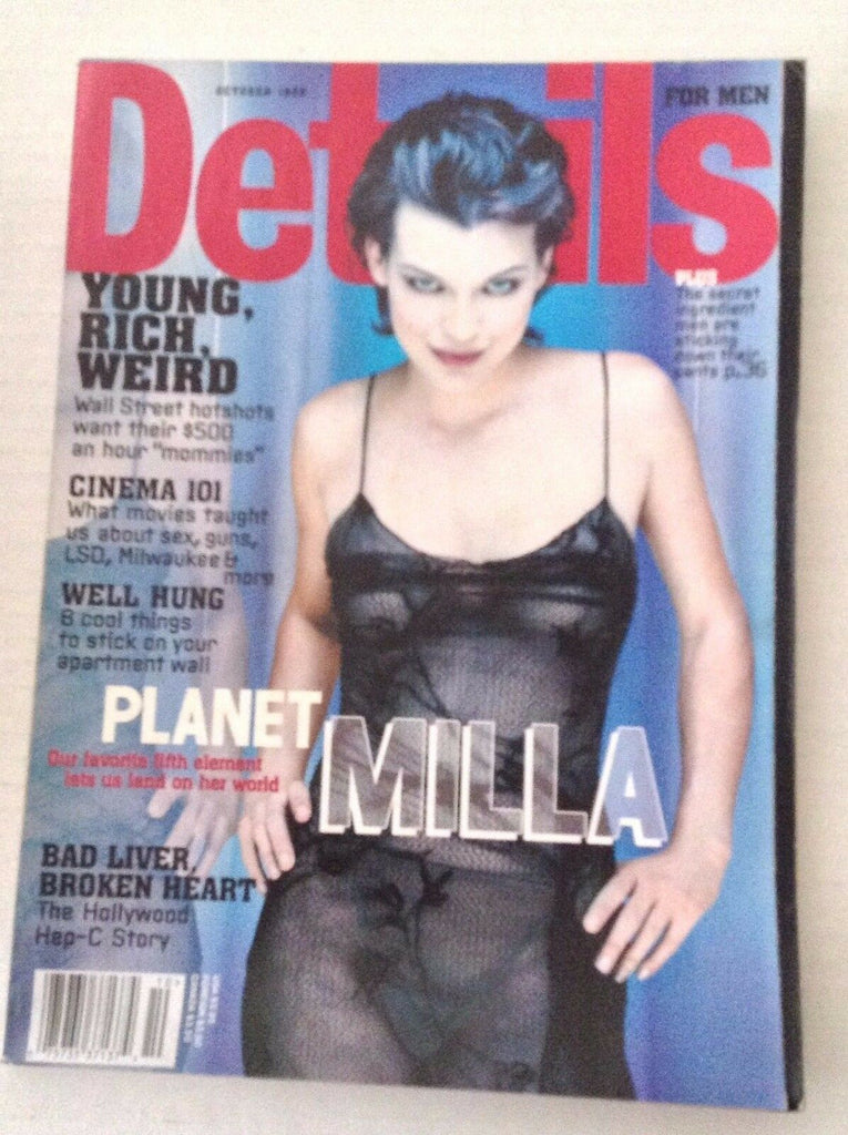 Details Magazine Planet Milla Bad Liver Broken Heart October 1999 013017RH