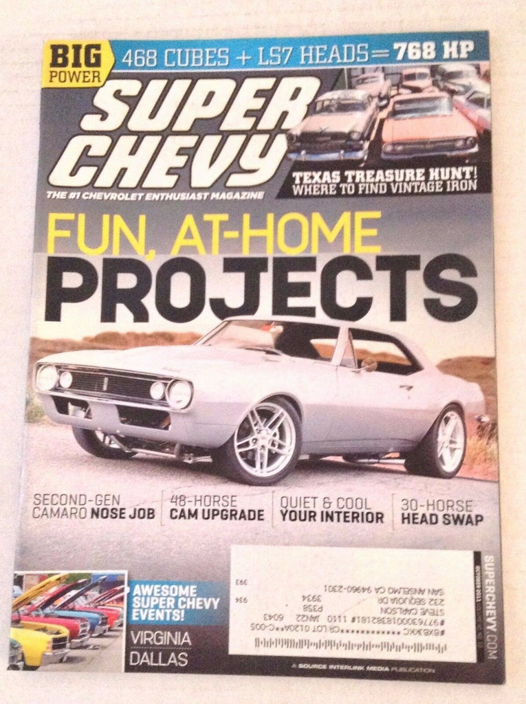Super Chevy Magazine Camaro Nose Job October 2011 030417NONRH
