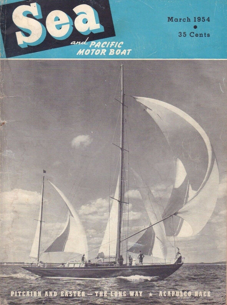 Sea And Pacific Motor Boat March 1954 Acapulco, The Long Way 042817nonDBE