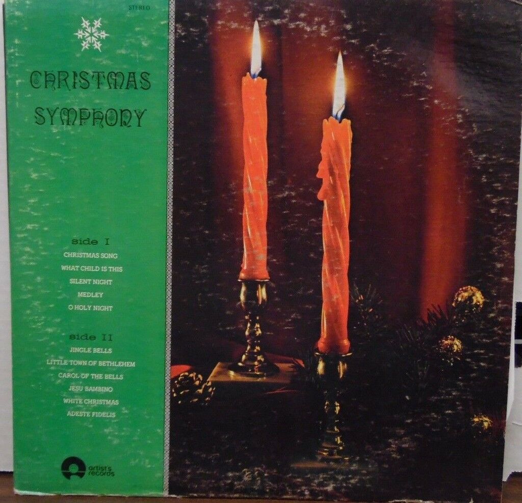 Christmas Symphony 33RPM artists's records 110616LLE