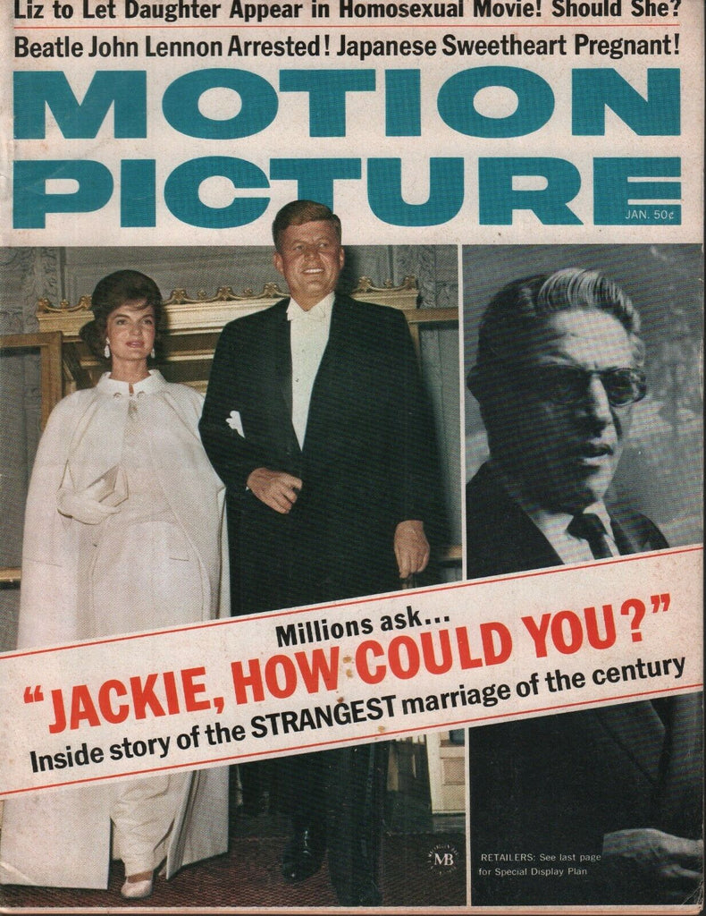 Motion Picture January 1969 John F Kennedy Jackie Onassis John Lennon 062519AME