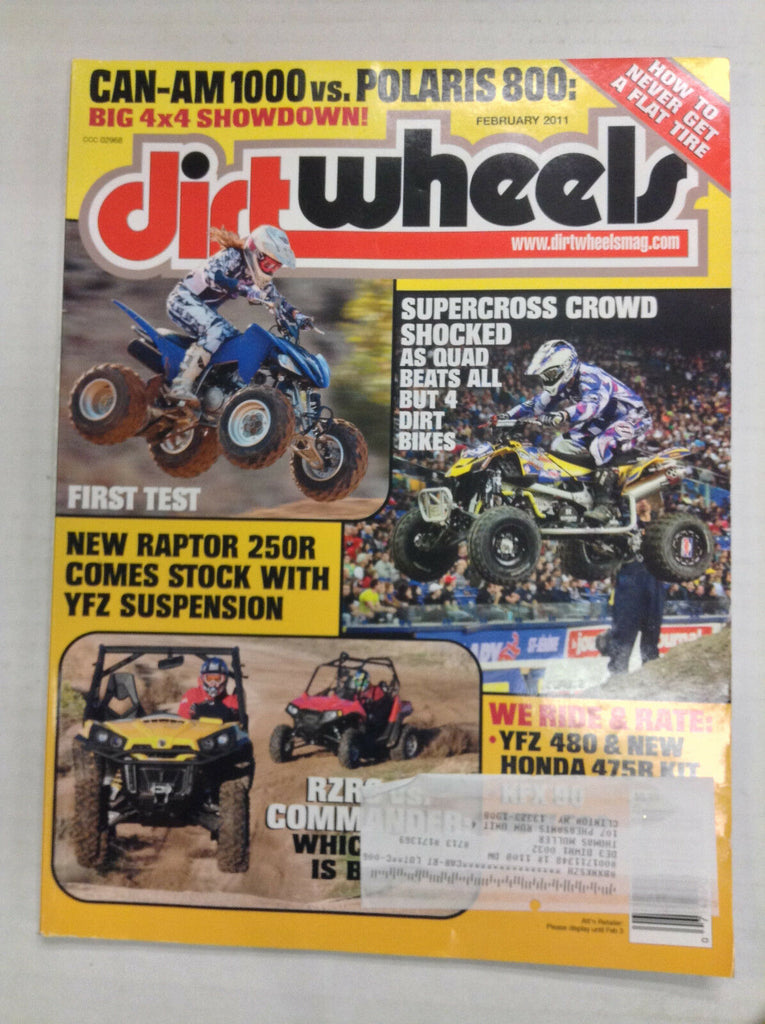 Dirt Wheels Magazine Raptor 250R YFZ480 February 2011 032817nonR