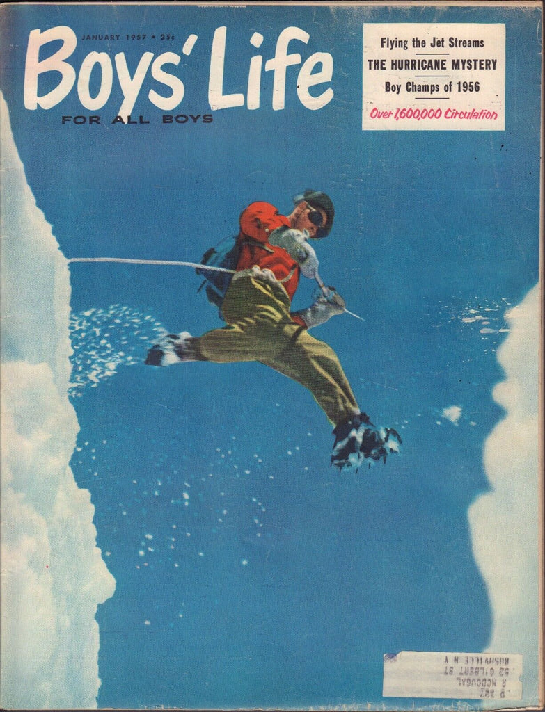 Boy's Life January 1957 The Hurricane Mystery w/ML 011617DBE2