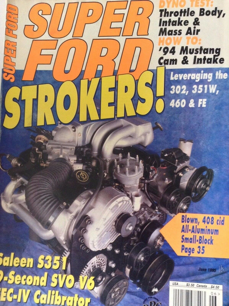Super Ford Magazine Strokers, Saleen S351 June 1995 090417nonrh