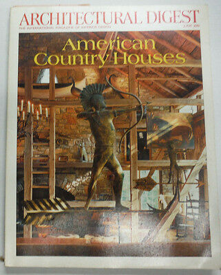 Architectural Digest Magazine American Country Houses June 2001 NO ML 070415R