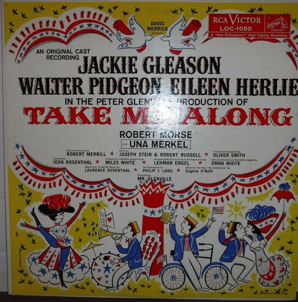 Jackie Gleason Take Me Along original cast recording 33RPM LOC-1050 102916LLE